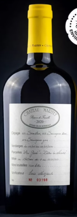 Wine : Chateau Martet, Reserve de Famille Blanc (2165433) (2021)