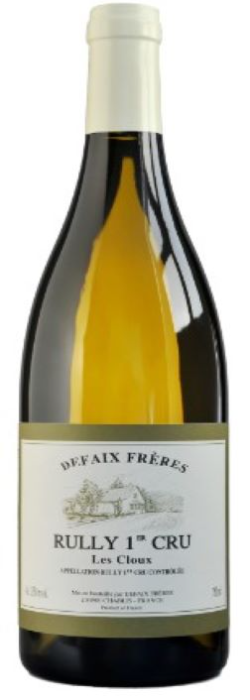 Wine : Jaeger Defaix Rully 1er Cru Les Cloux Blanc (1232820) (2020)