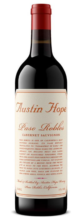 Wine : Austin Hope Paso Robles Cabernet Sauvignon (1748877) (2021)
